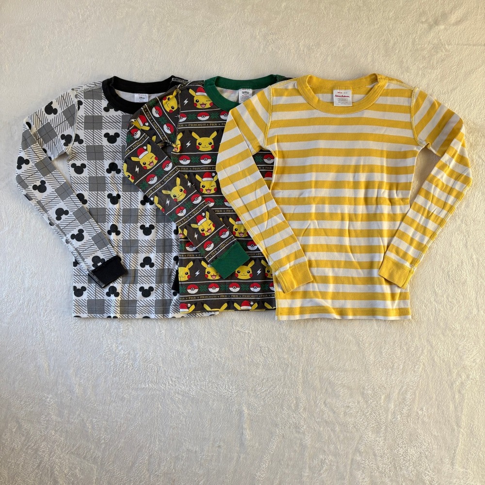 Hanna Andersson Pajama Tops Kids 140cm US 10 Disney Pokemon‎ Organic Cotton